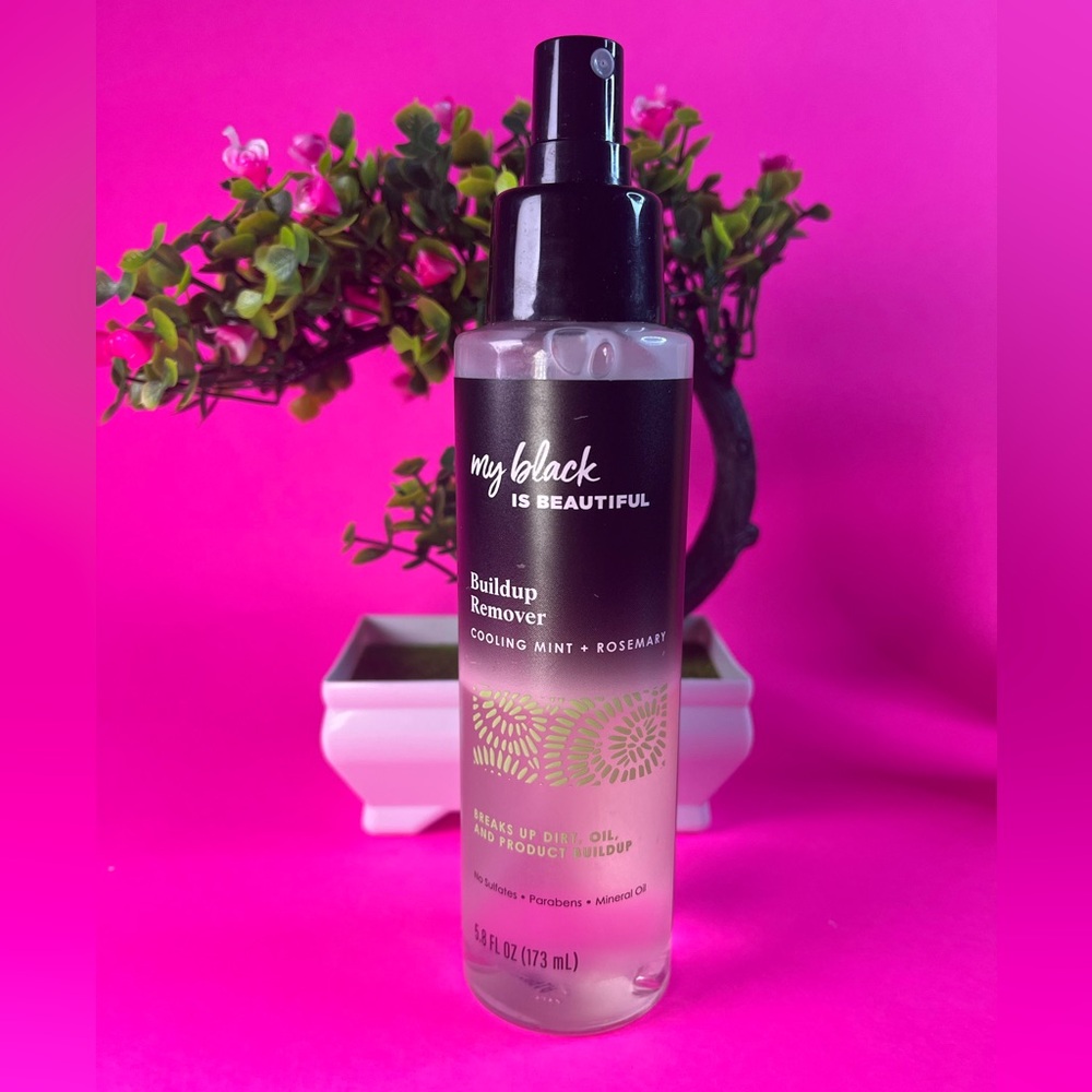 My Black is Beautiful Built Up Remover spray, Cooling Mint + Rosemary